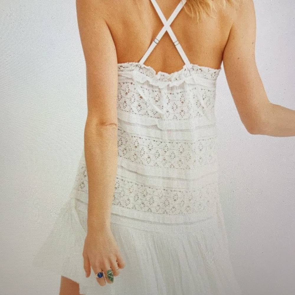 Free People Shailee Slipdress White L - Picture 11 of 12